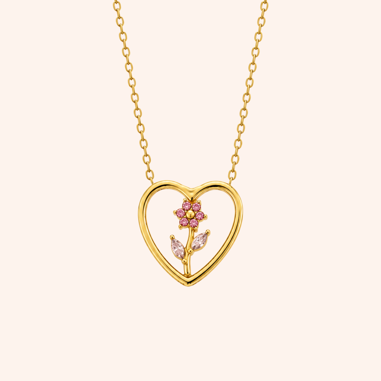 Collana Daisy in oro - dettaglio