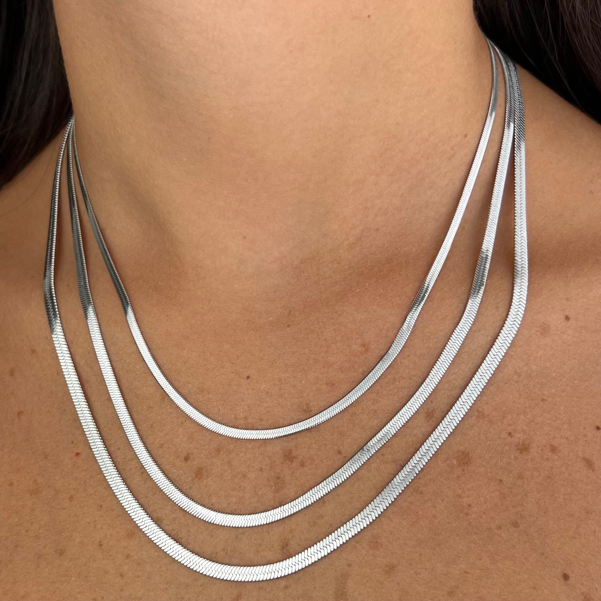 Collana Tripla Snake - dettaglio