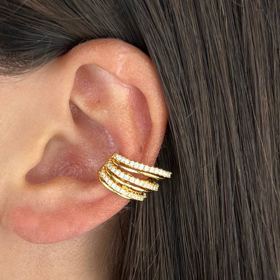 Earcuff Multifascia pavè (Novità)