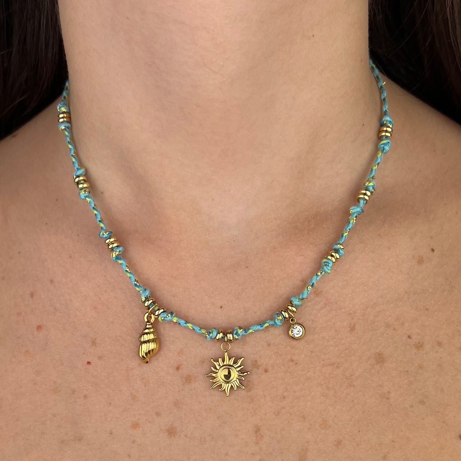 Collana Rope Turchese (Da comporre)