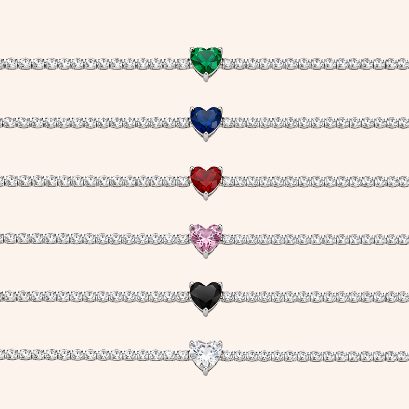 Pulsera Tennis Mini Heart