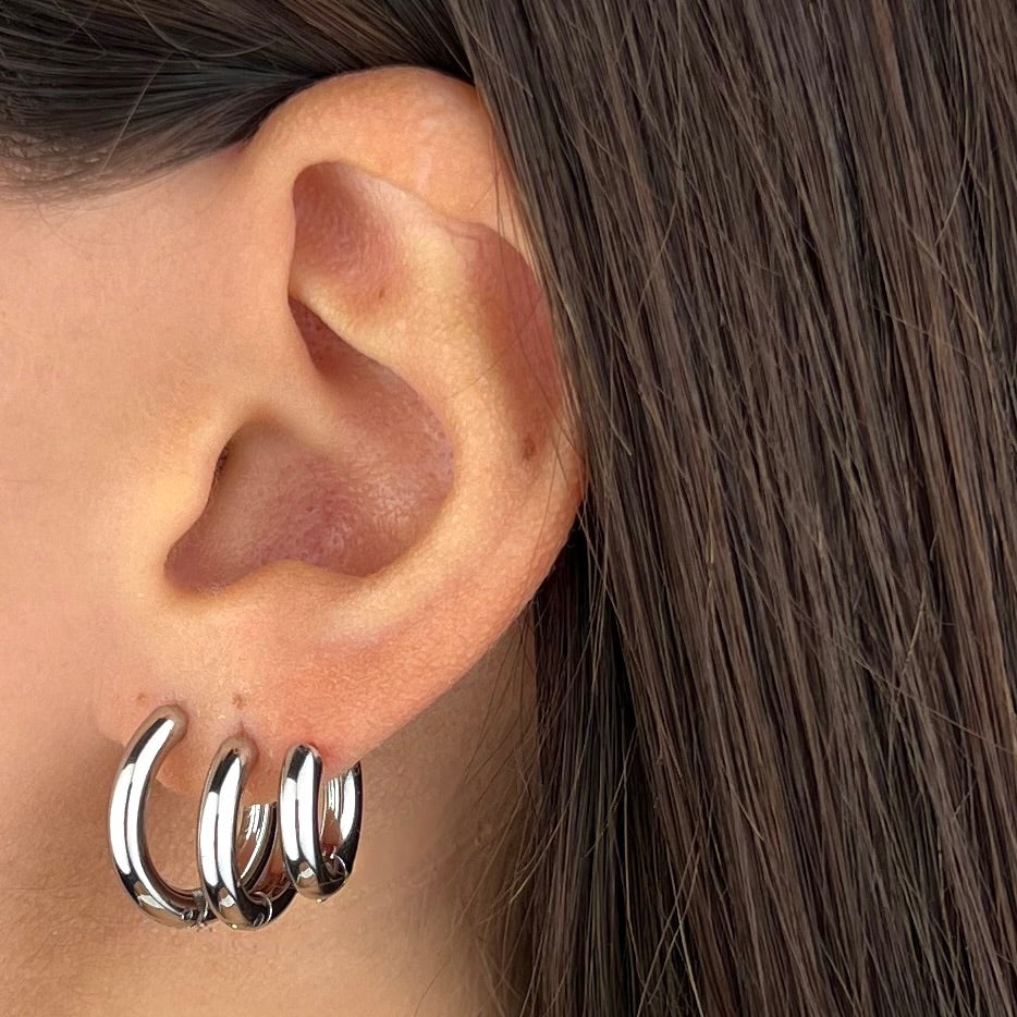 Set Orecchini Cerchietto Basic (Novità)