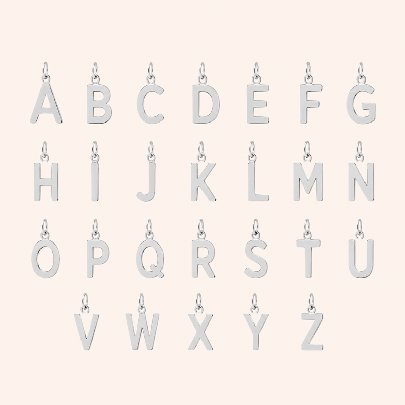 Colgante Letra Basic