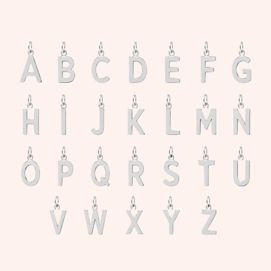 Colgante Letra Basic