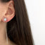 Pendientes de hilo con pavé de estrellas