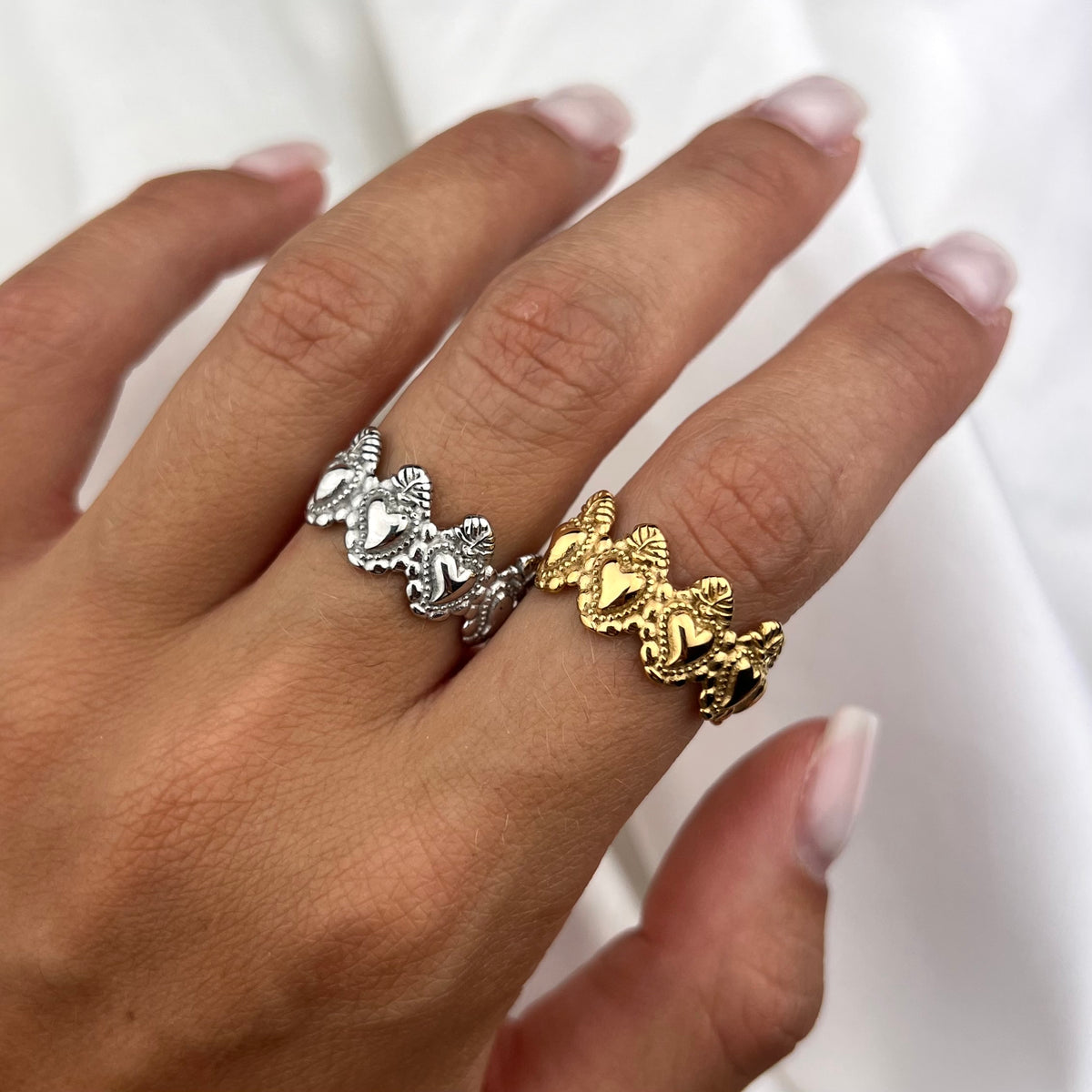 Anello Cuori Sacri