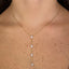 Collar con colgante de gota