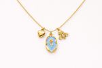 Collana Tulipano in oro - vista frontale