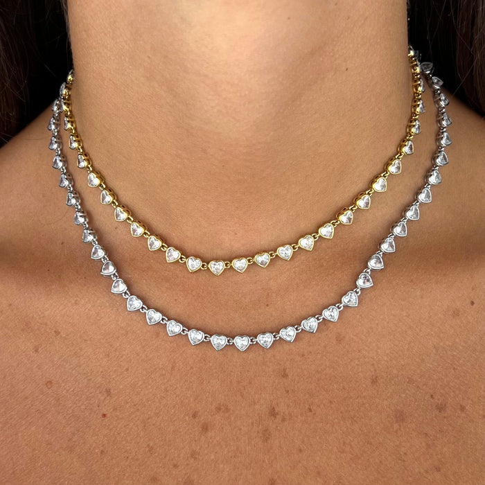 Collana Cuoricini