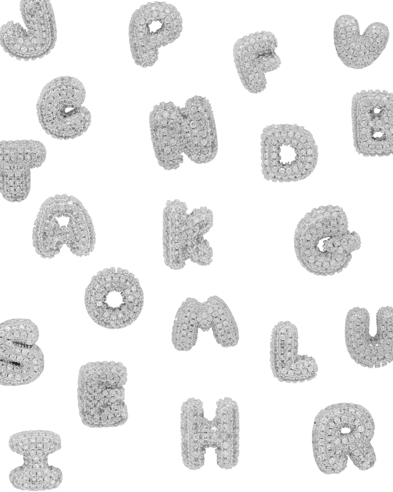 Ciondolo Lettera Bubble (Novità)