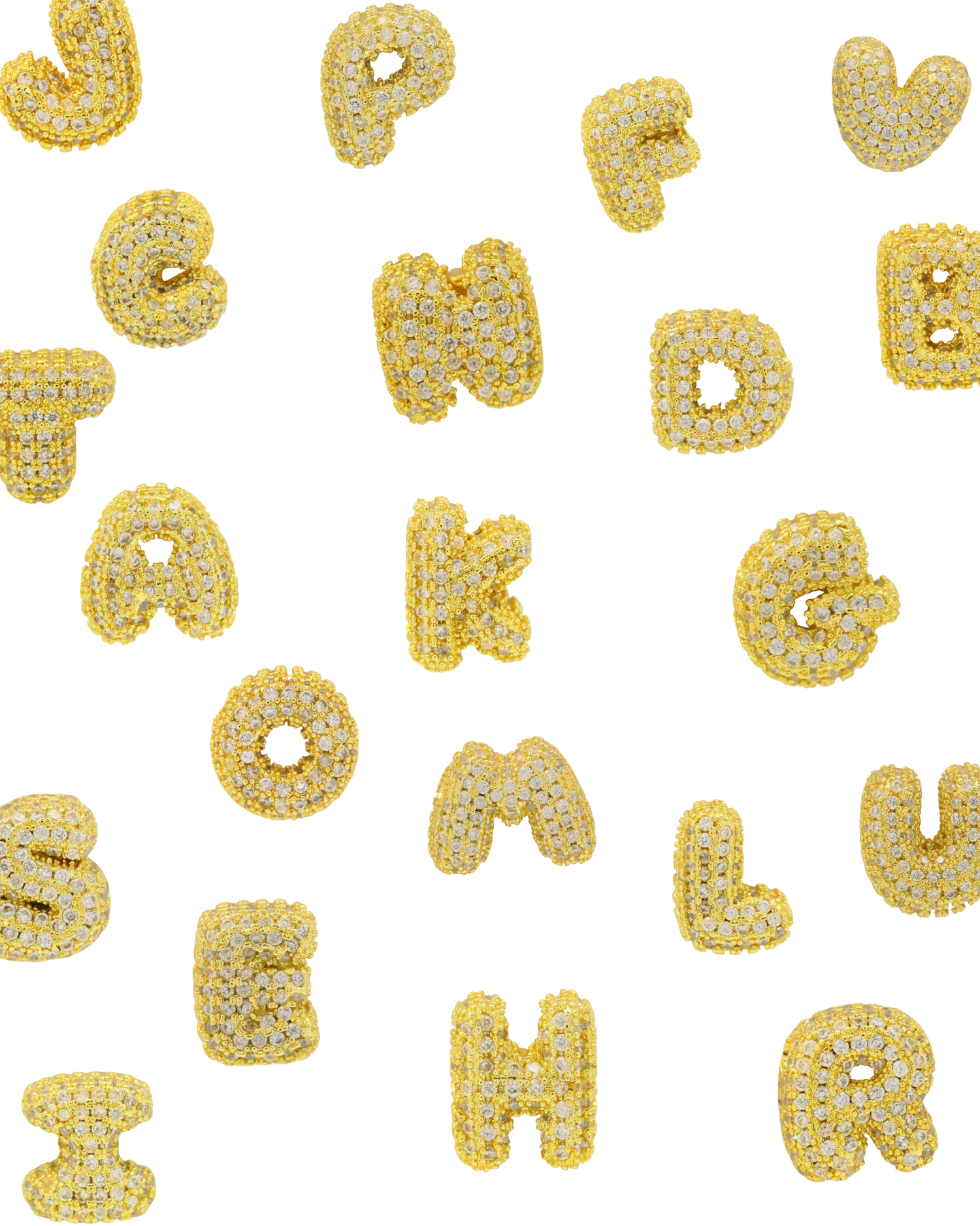Ciondolo Lettera Bubble (Novità)