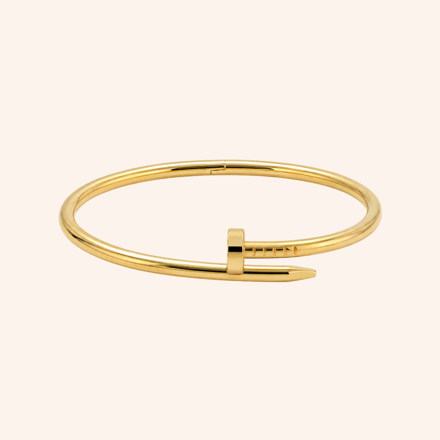 Pulsera de clavos rígidos