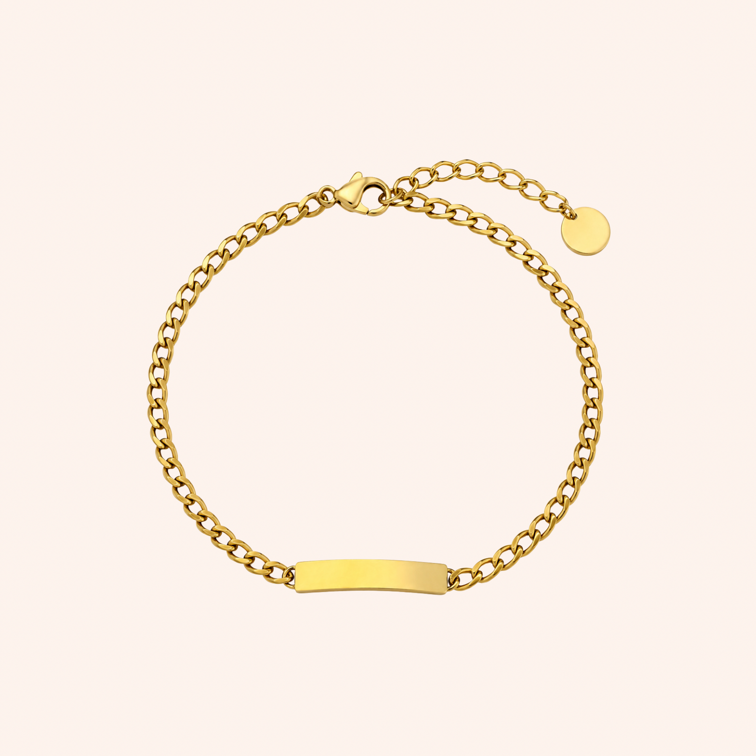 Bracciale Chain Targhetta