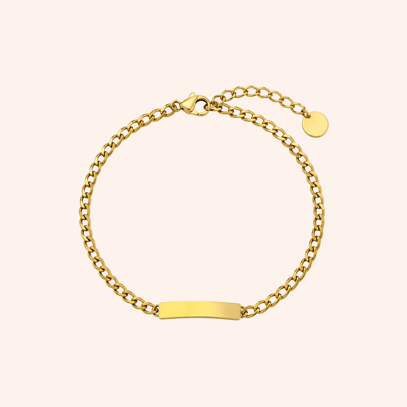 Bracciale Chain Targhetta