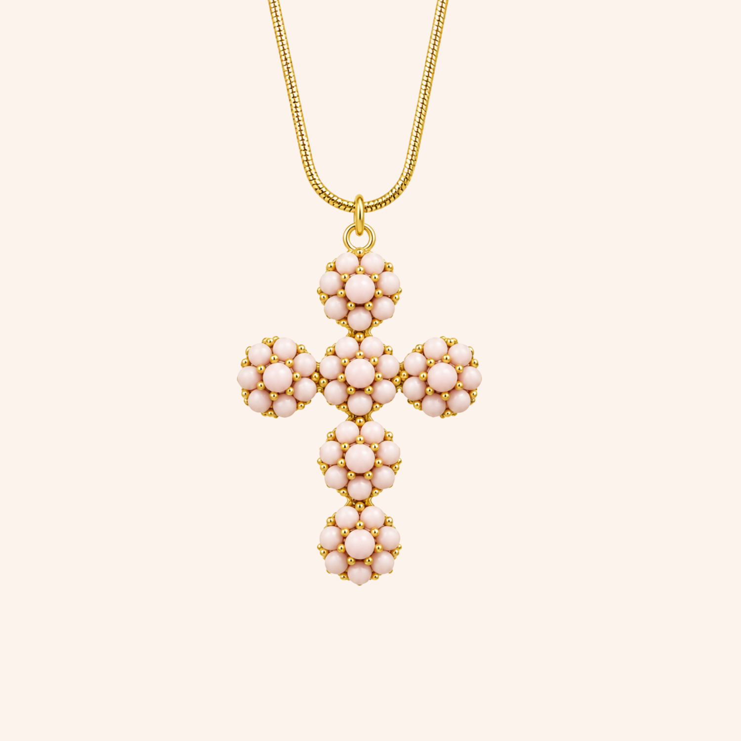 Collana Bloom in oro - dettaglio