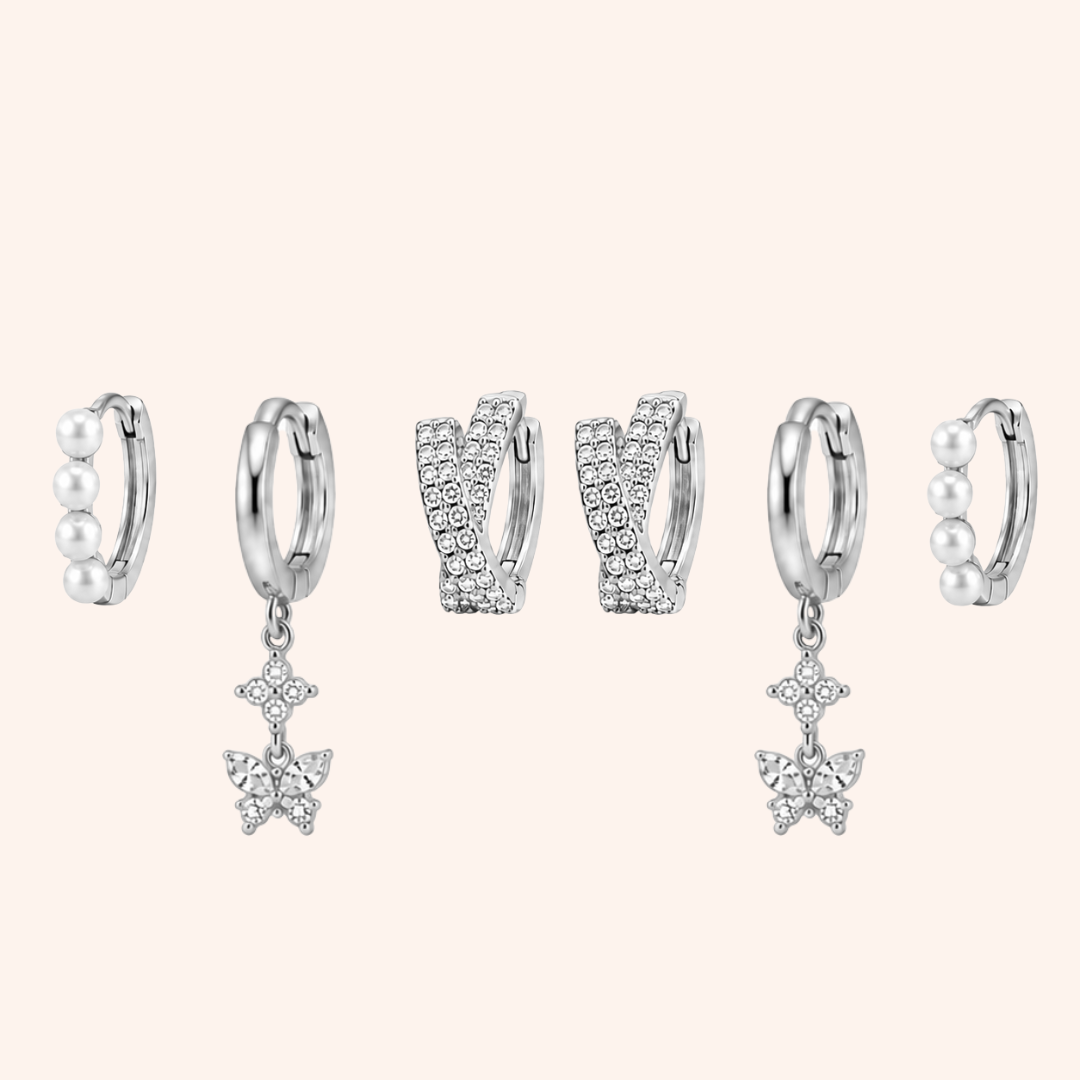 Set Orecchini Pearly Bloom
