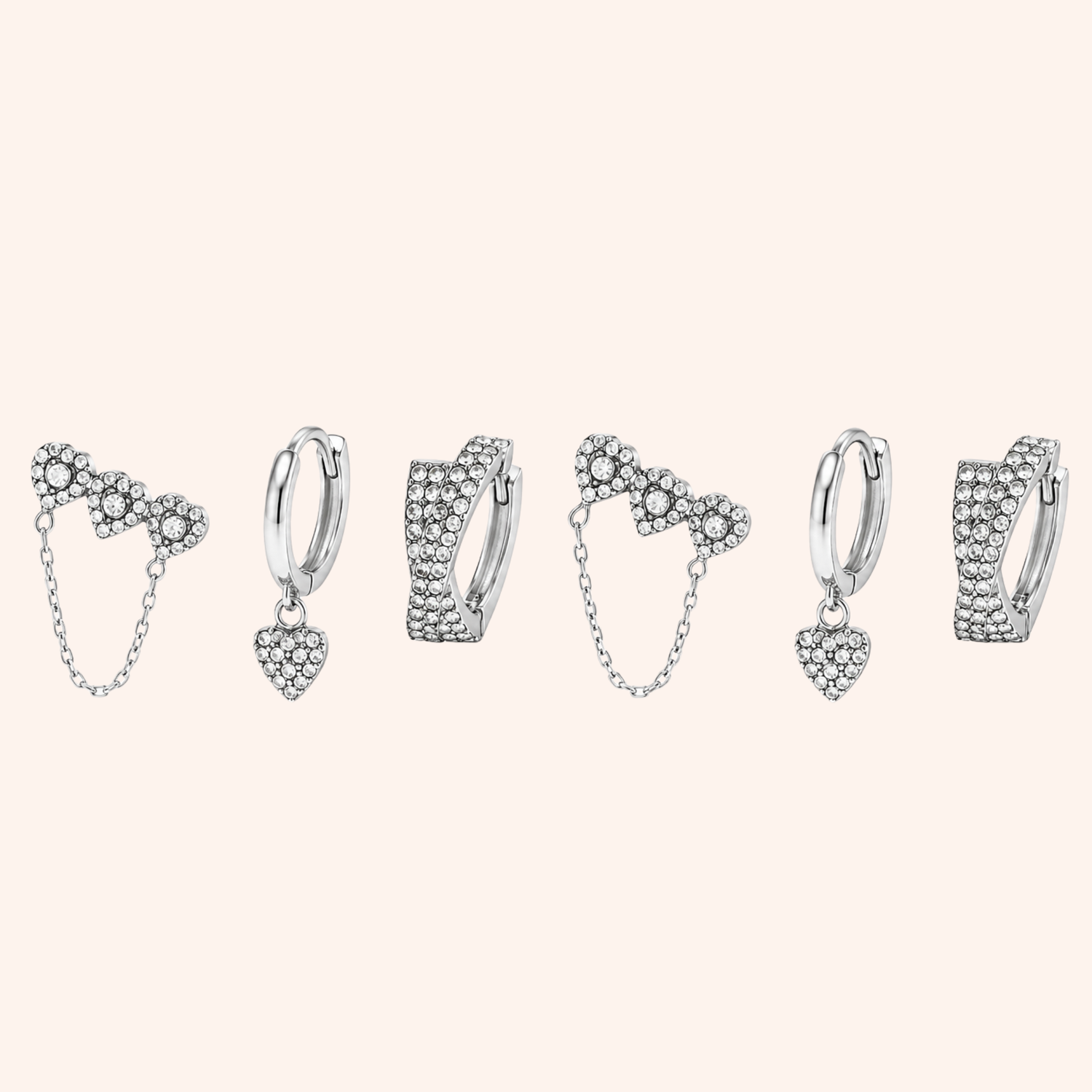 Set Orecchini Royal Love