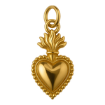 Ciondolo Cuore Sacro Grande Oro