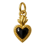 Ciondolo Cuore Sacro Piccolo Nero
