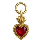 Ciondolo Cuore Sacro Piccolo Rosso