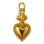 Ciondolo Cuore Sacro Grande Oro