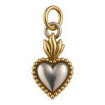 Ciondolo Cuore Sacro Piccolo Argento