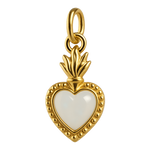 Ciondolo Cuore Sacro Piccolo Bianco