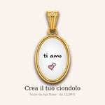Ciondolo personalizzato con la tua frase