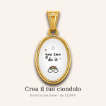 Ciondolo personalizzato con la tua frase