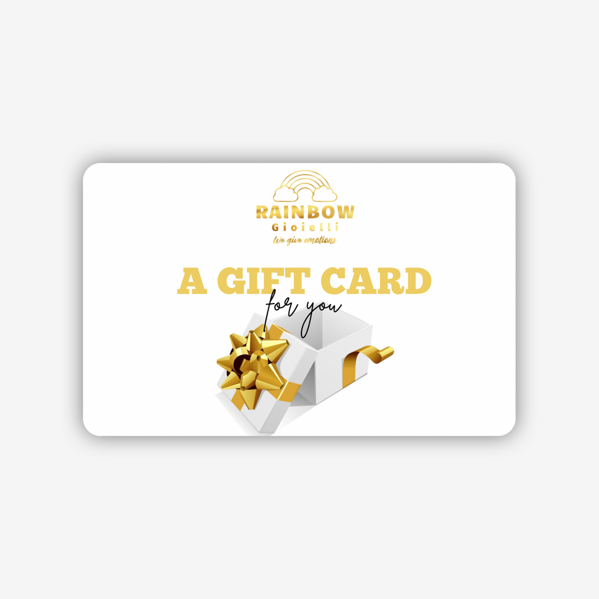 Gift card - dettaglio