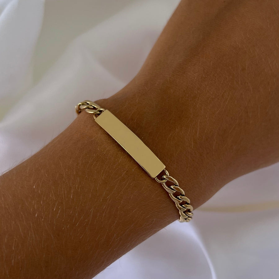 Bracciale Chain Targhetta