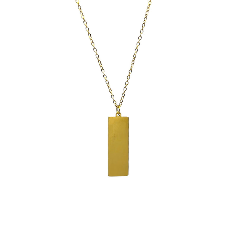 Collana Targhetta Pendente - dettaglio