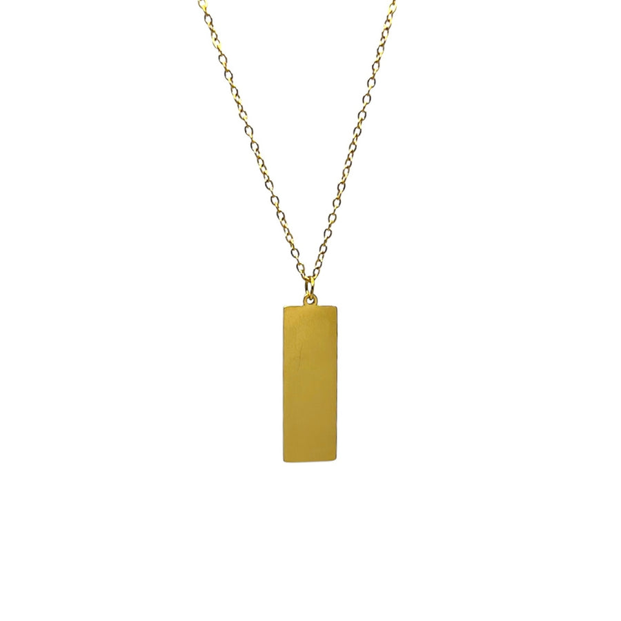 Collana Targhetta Pendente - dettaglio