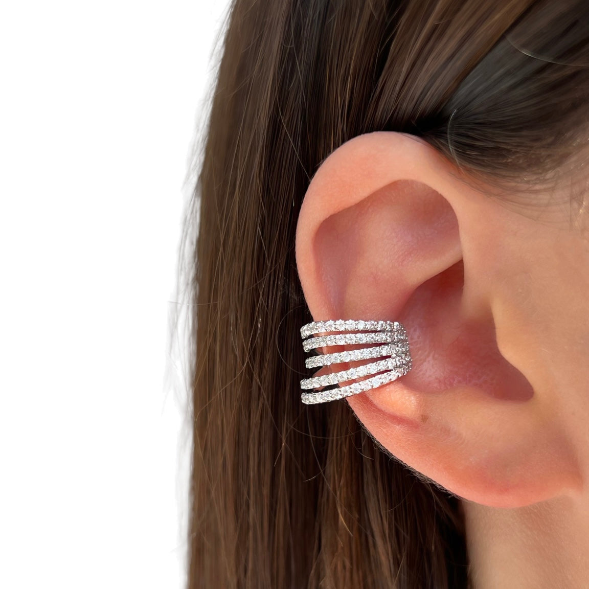 Earcuff Multi Fascia Pavè