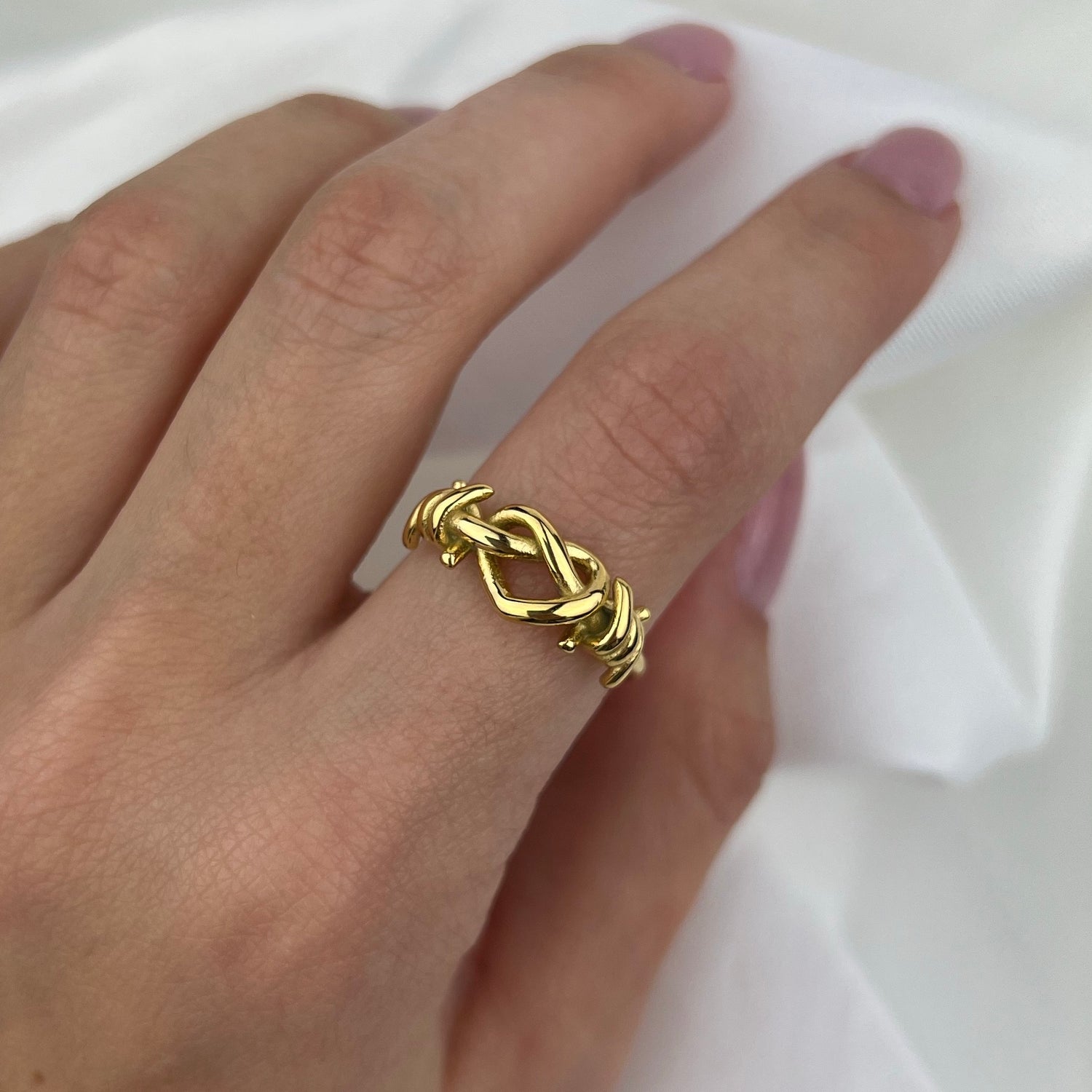 Anello Cuore Spinato