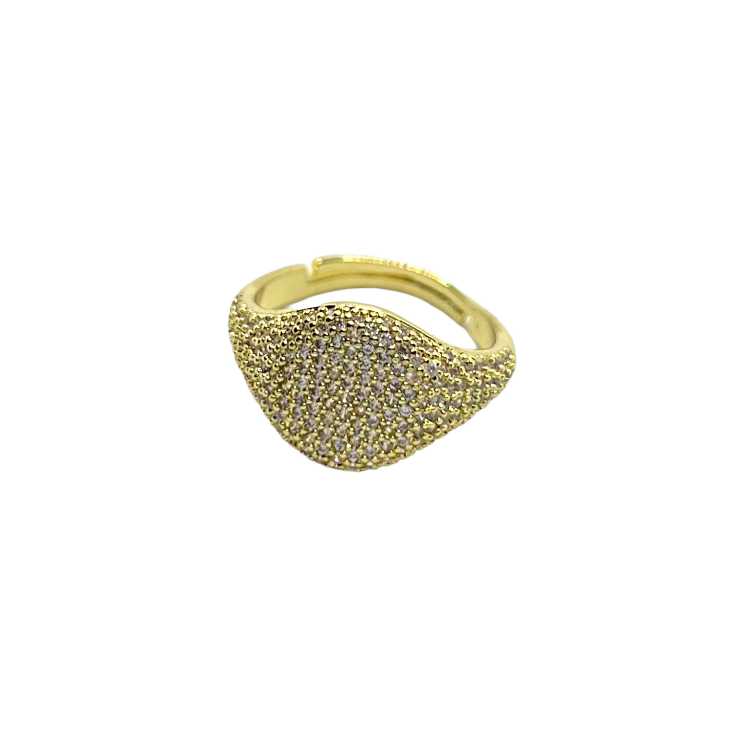 Anello Bubble Total Pavé