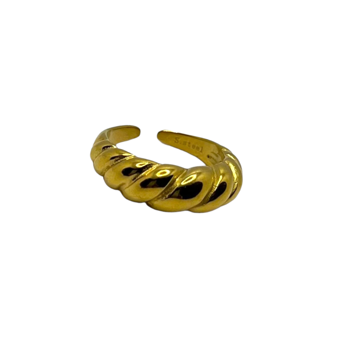 Anello Conchiglia Rigato - dettaglio