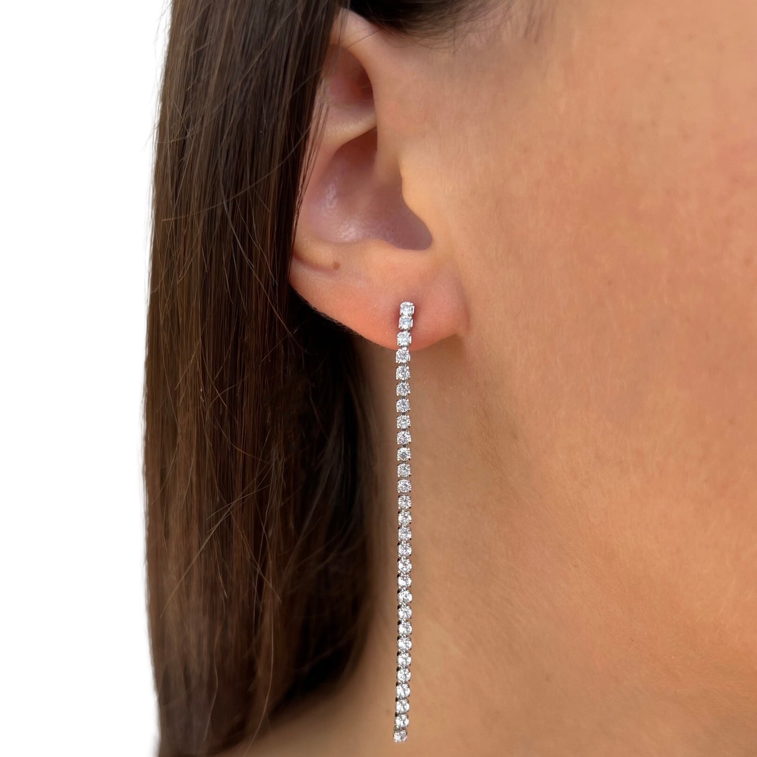 Pendientes de tenis mono
