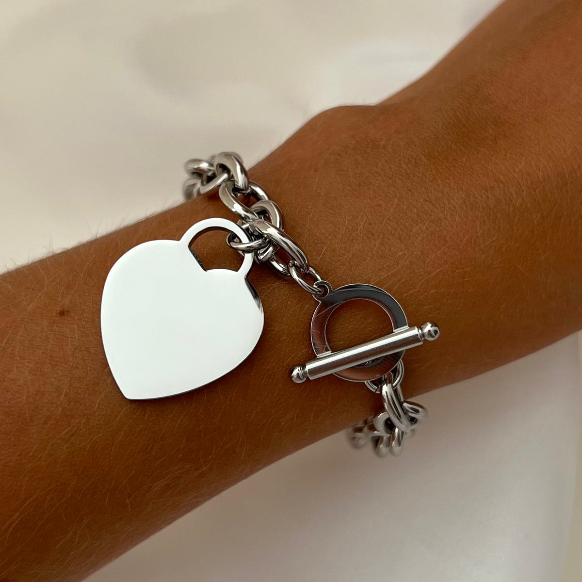 Bracciale Chain Heart - dettaglio