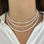 Collar con inicial de microperla
