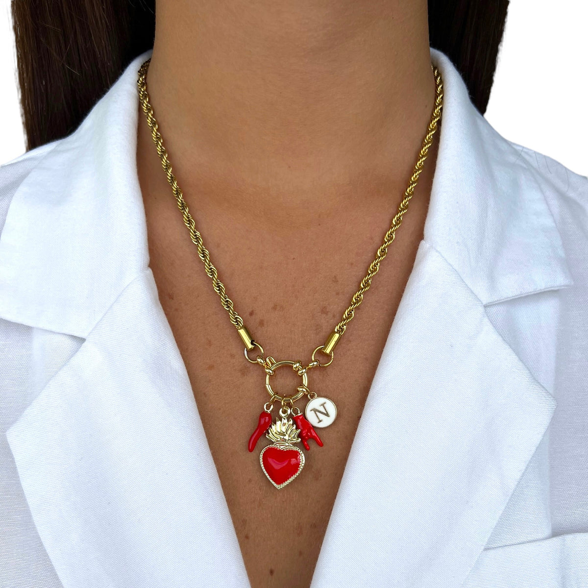 Collana Charms in oro