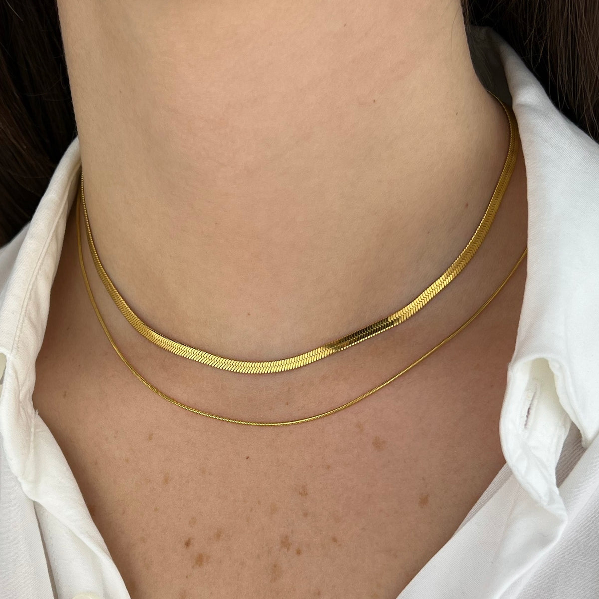 Collana Double - vista laterale