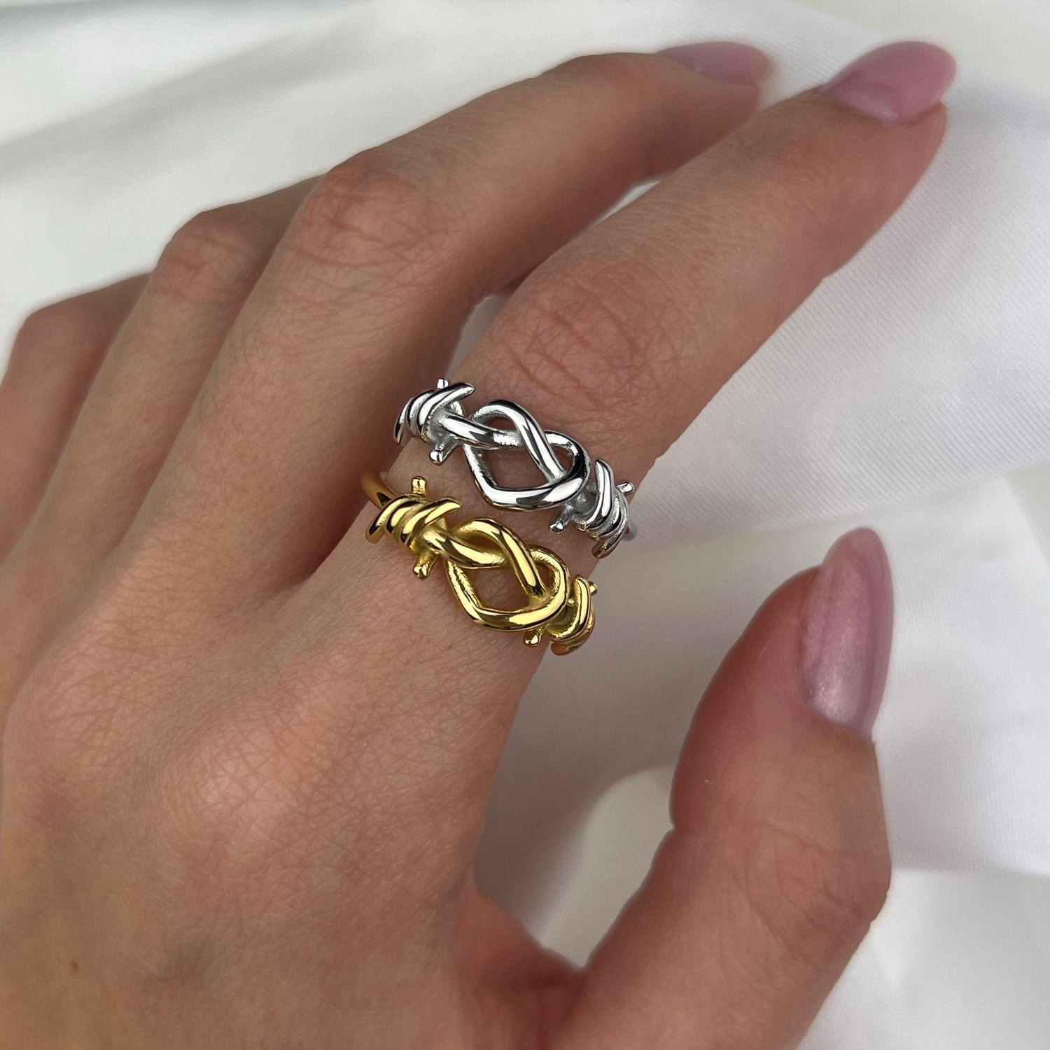 Anello Cuore Spinato