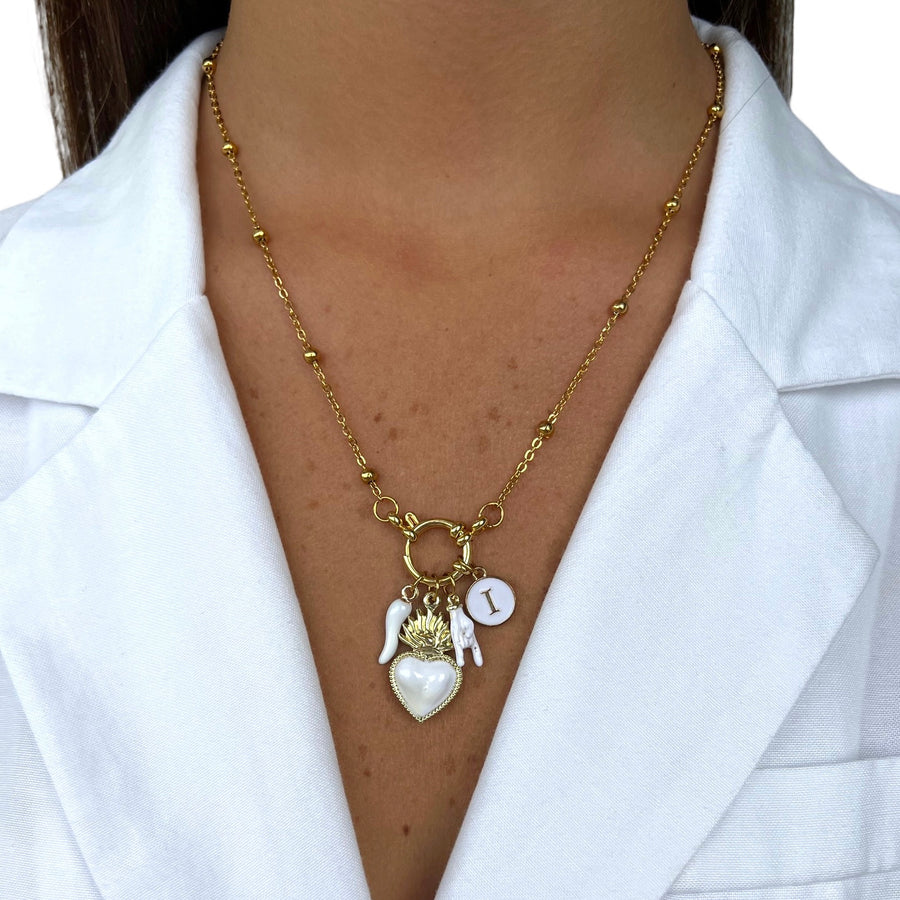 Collana Charms in oro - dettaglio