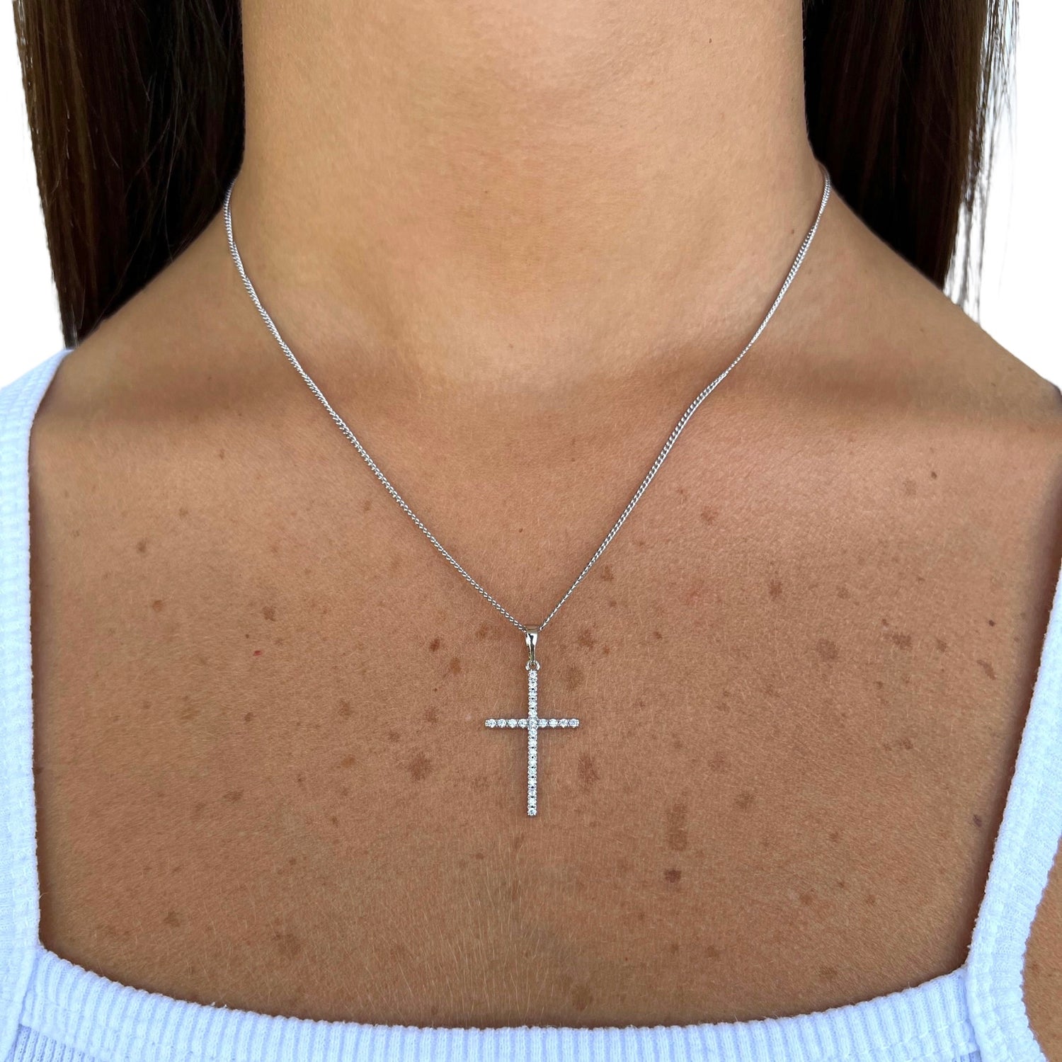 Collana Croce Slim