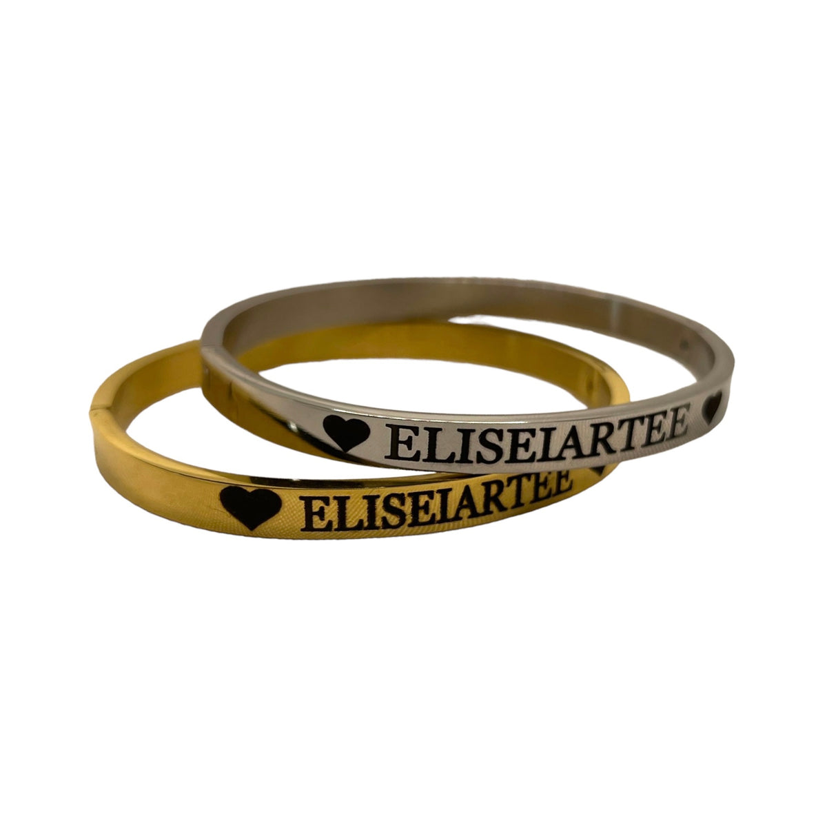 Bracciale Manetta Simple Con Incisione - vista frontale