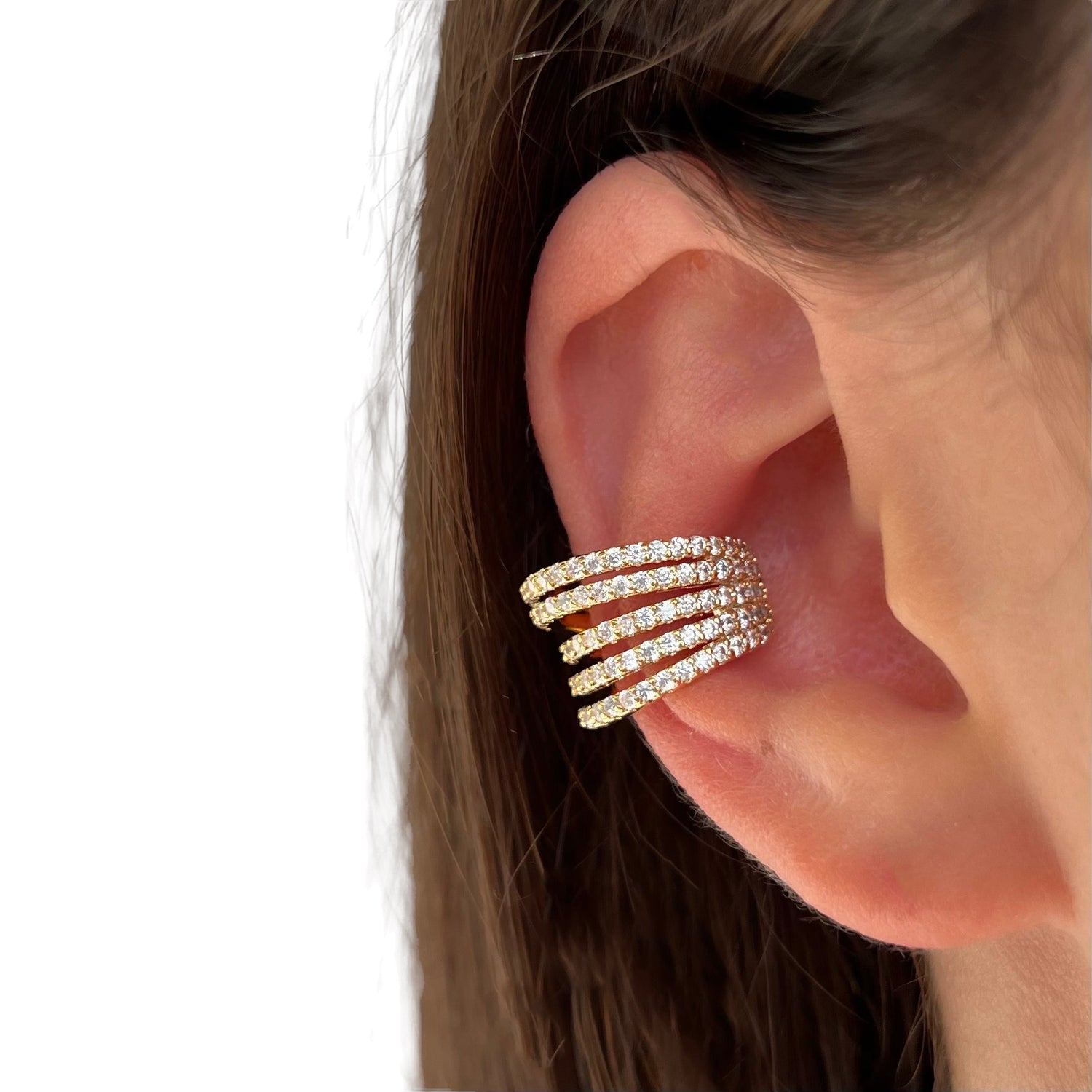 Earcuff Multi Fascia Pavè